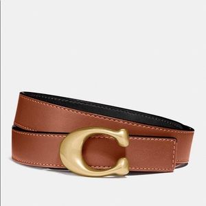 authentic COACH women's Reversible Belt fit Xsmall